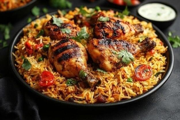 GRILLED CHICKEN BIRIYANI